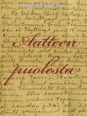 cover image of Aatteen puolesta